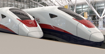 two highspeed trains